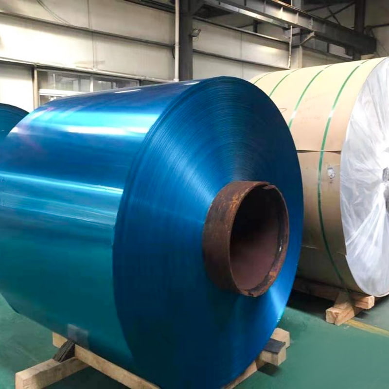 Folha de alumínio em relevo ou revestida